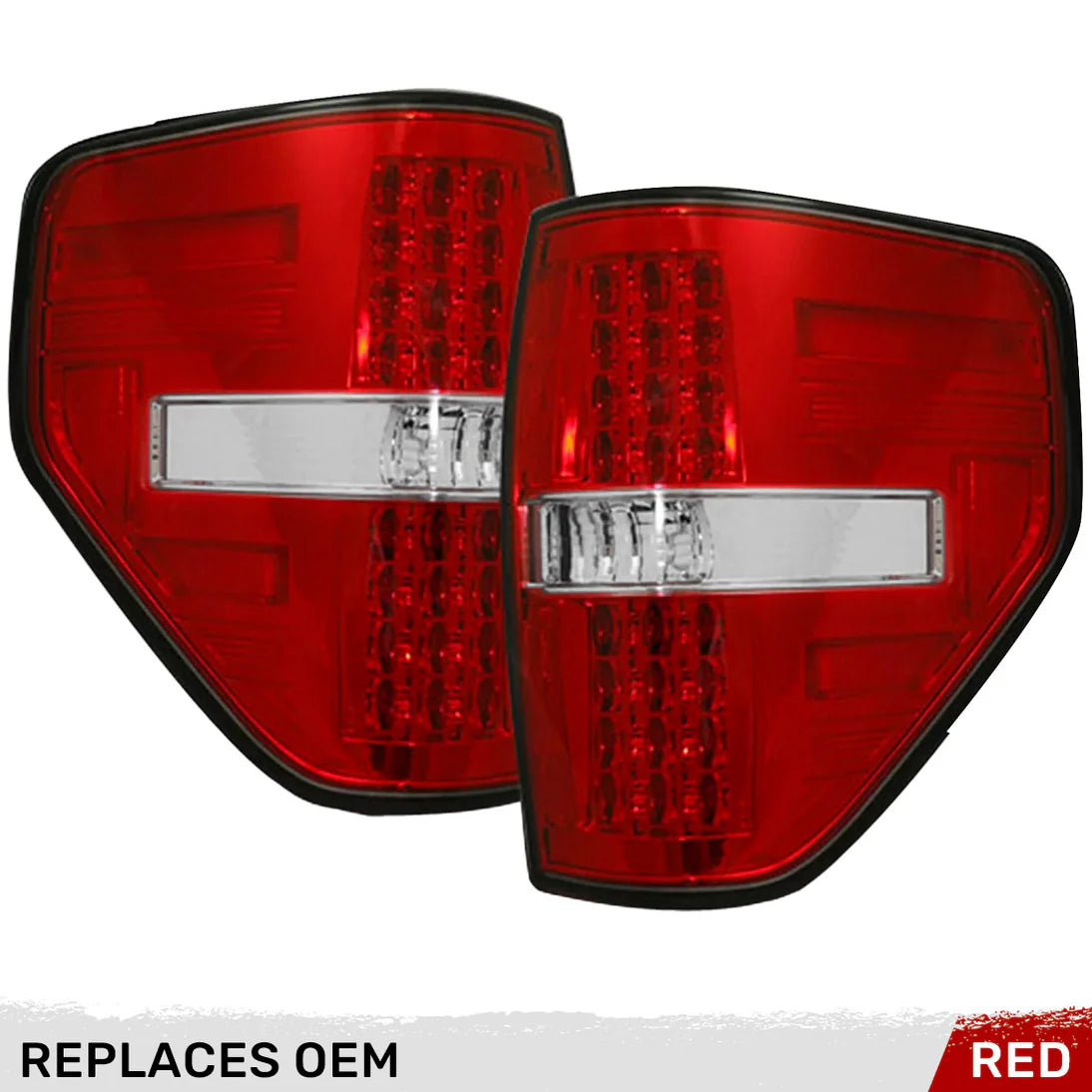 RECON ULTRA BRIGHT LED TAIL LIGHTS FORD F150 09-14