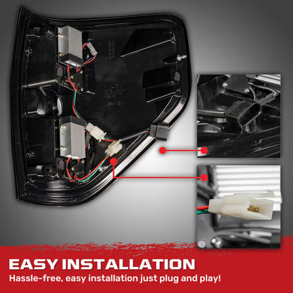 RECON ULTRA BRIGHT LED TAIL LIGHTS FORD F150 09-14