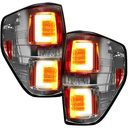 RECON ULTRA BRIGHT OLED TAIL LIGHTS CLEAR FORD F150 09-14
