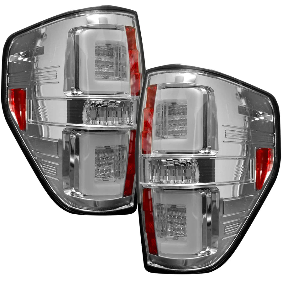 RECON ULTRA BRIGHT OLED TAIL LIGHTS CLEAR FORD F150 09-14