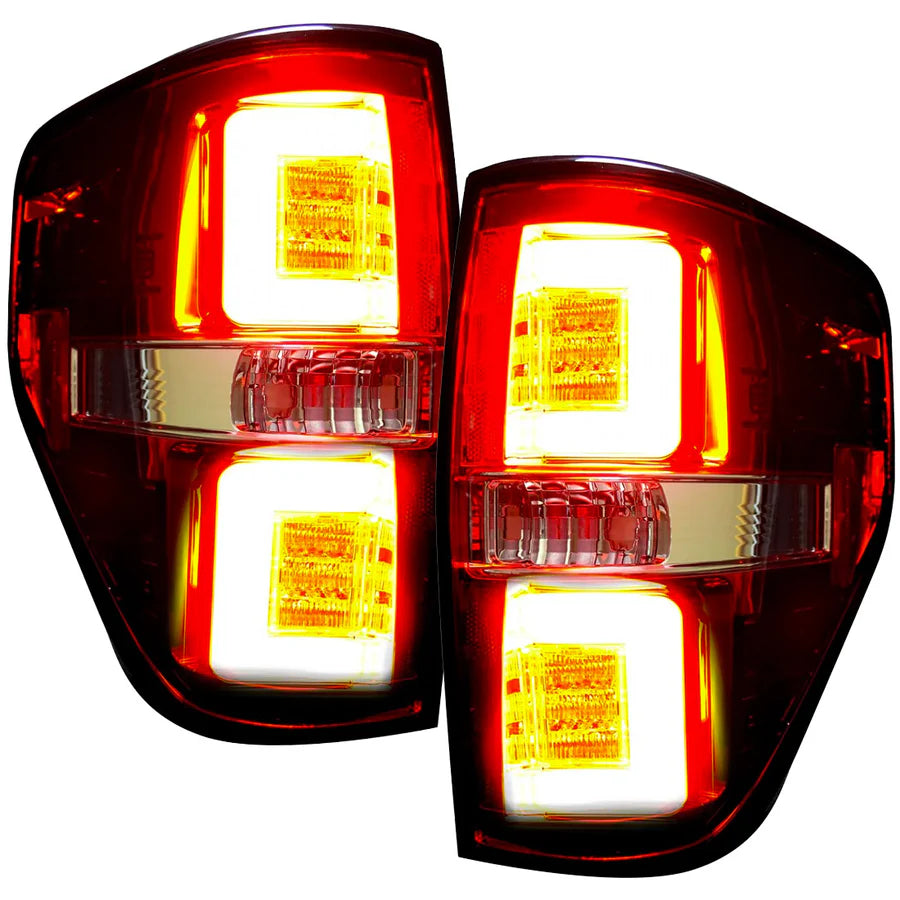 RECON ULTRA BRIGHT OLED TAIL LIGHTS RED FORD F150 09-14