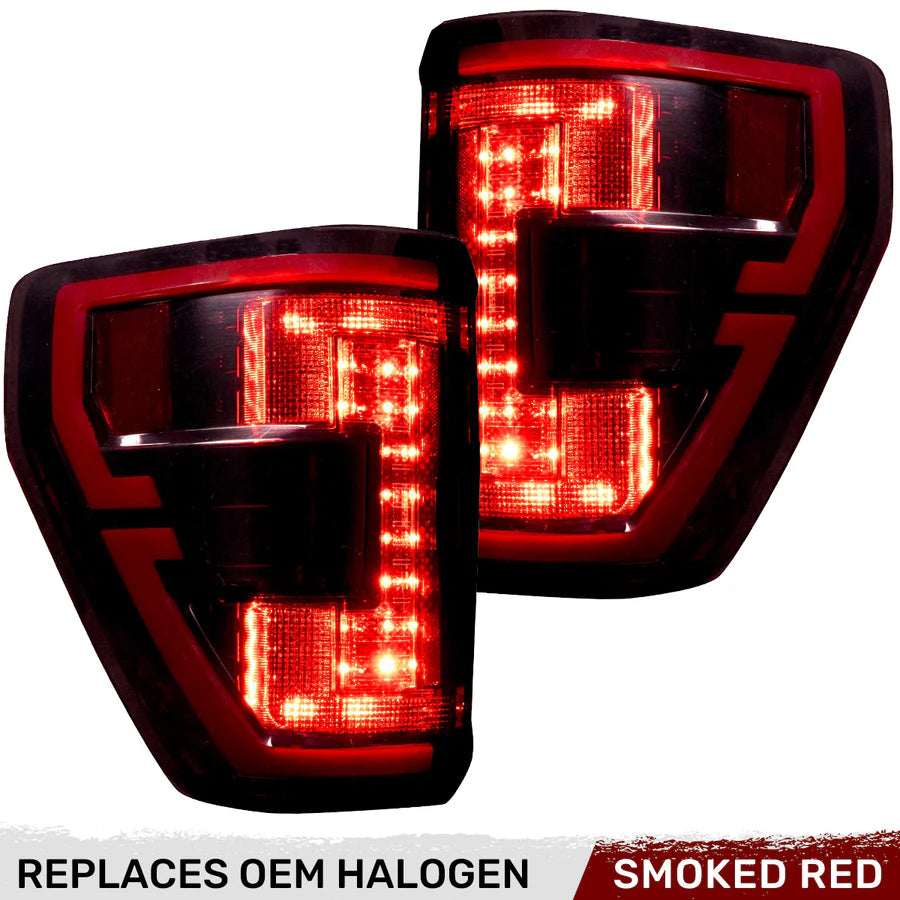RECON FORD F150 21-23 ULTRA BRIGHT OLED TAIL LIGHTS W/ STARTUP LIGHT SEQUENCE
