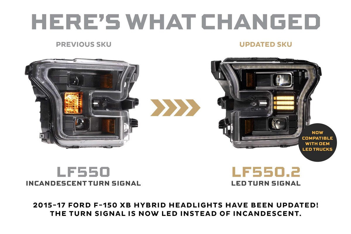 MORIMOTO XB HYBRID LED HEADLIGHTS FORD F150 15-17