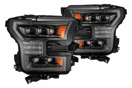 ALPHAREX 15-17 FORD F150 NOVA-SERIES LED PROJECTOR HEADLIGHTS - BLACK (ETA late Jan)