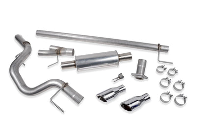 ROUSH PERFORMANCE CAT BACK PERFORMANCE EXHAUST POLISHED TIP FORD F150 21-26 V8 5.0L