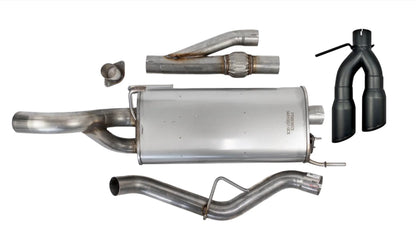 ROUSH PERFORMANCE SIDE EXIT CAT BACK ACTIVE READY EXHAUST POLISHED TIP FORD F150 21-26 V8 5.0L