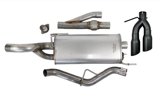 ROUSH PERFORMANCE SIDE EXIT CAT BACK ACTIVE READY EXHAUST POLISHED TIP FORD F150 21-26 V8 5.0L