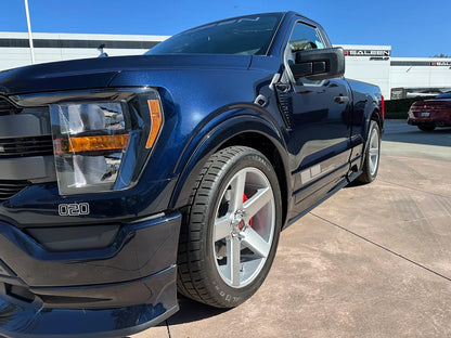 SALEEN PERFORMANCE 5-SPOKE WHEEL GLOSS SILVER BRUSHED 22X9.5 FORD F150 04-26