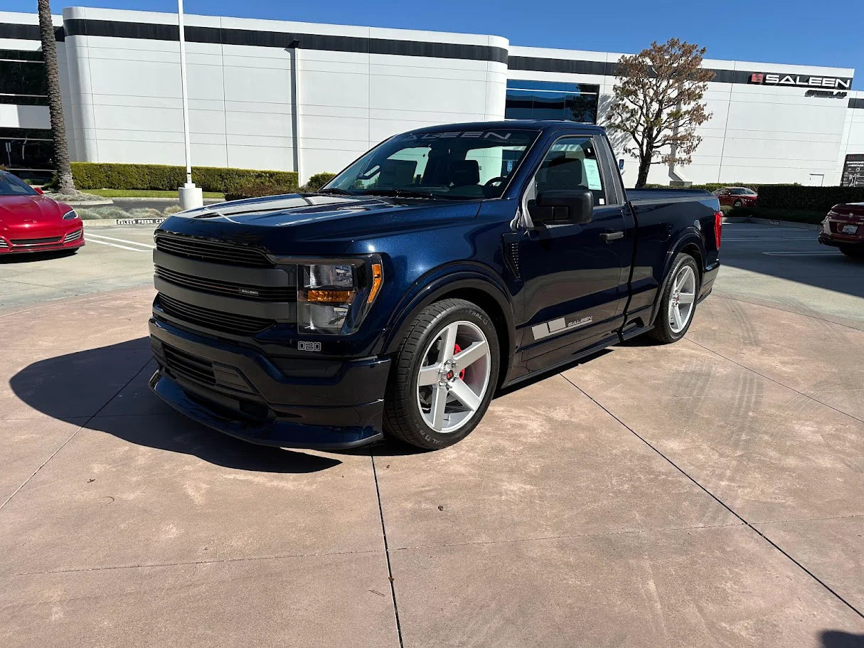 SALEEN PERFORMANCE 5-SPOKE WHEEL GLOSS SILVER BRUSHED 22X9.5 FORD F150 04-26