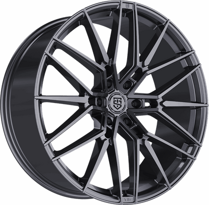 TIS MOTORSPORTS 506GM 22X10 6X135 +24 OFFSET GUNMETAL ANTHRACITE FORD F150 04-26
