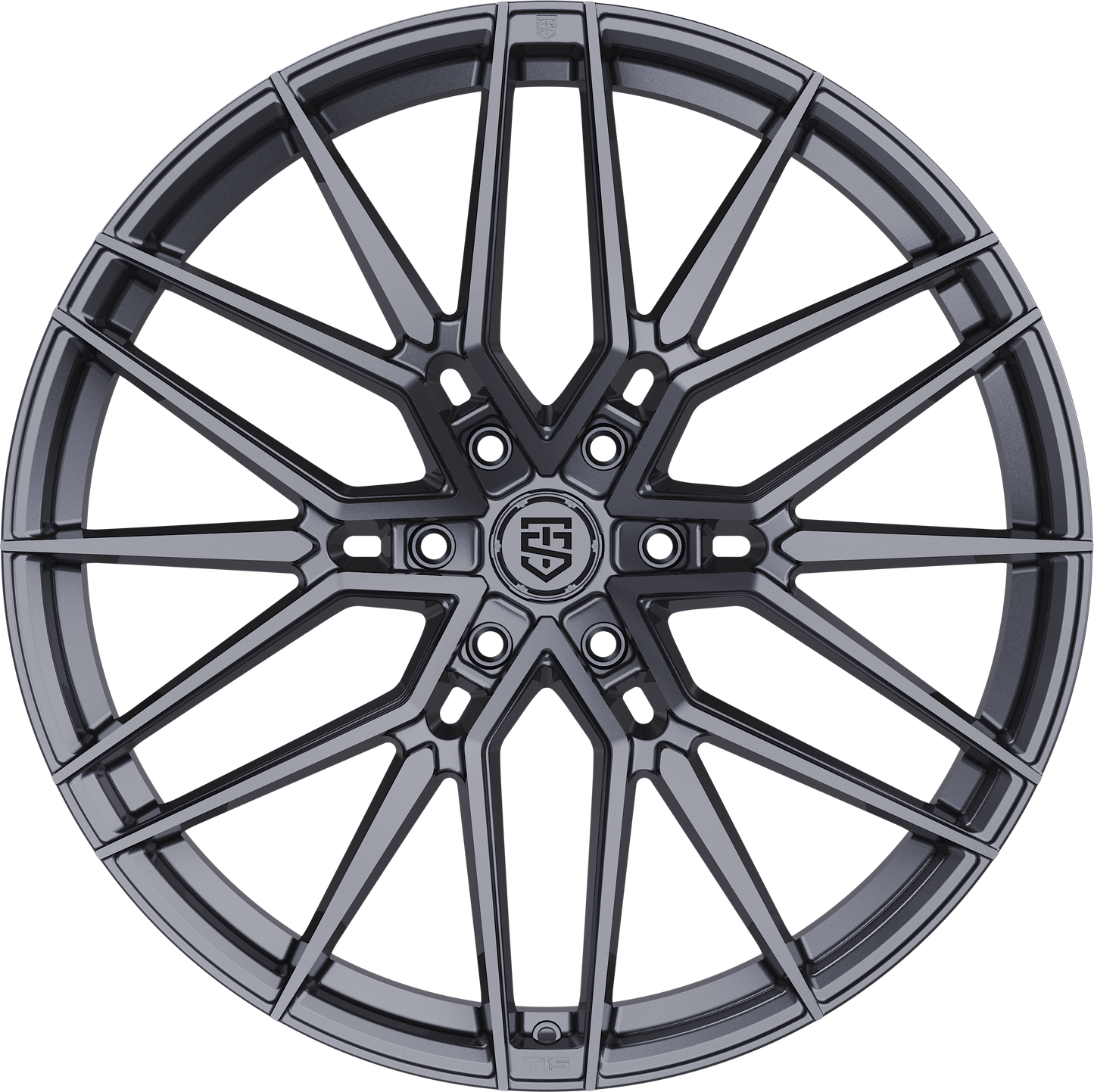 TIS MOTORSPORTS 506GM 22X10 6X135 +24 OFFSET GUNMETAL ANTHRACITE FORD F150 04-26