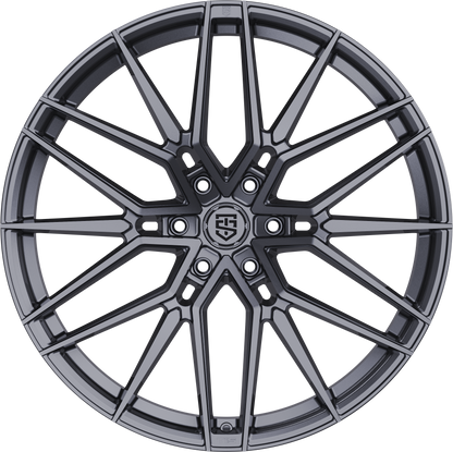 TIS MOTORSPORTS 506GM 22X10 6X135 +24 OFFSET GUNMETAL ANTHRACITE FORD F150 04-26