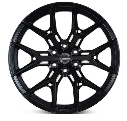 VOSSEN HF6-4 24X10 6X135 +35 OFFSET FORD F150 04-26 SATIN BLACK