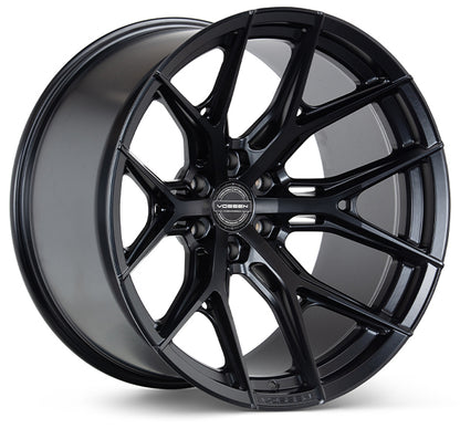 VOSSEN HF6-4 24X10 6X135 +35 OFFSET FORD F150 04-26 SATIN BLACK