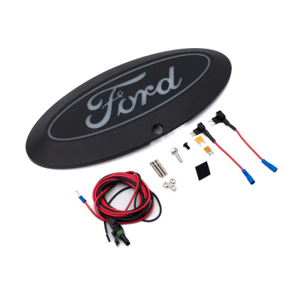 LUMINIX 24-26 FORD F150 FRONT GRILLE WHITE LEDS PNP HARNESS W/CAMERA NO WASHER