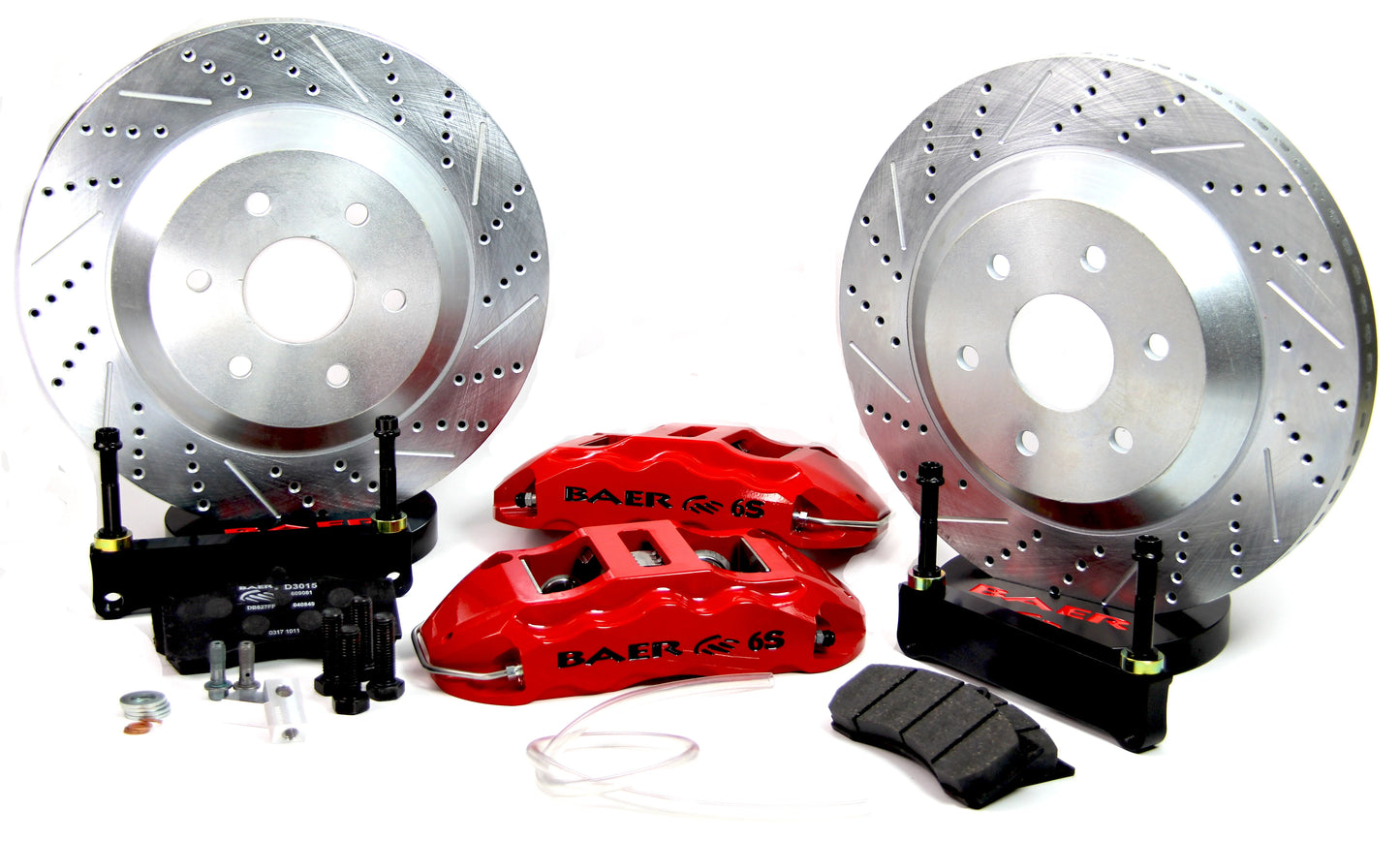 BAER BRAKES 15" EXTREME FRONT BRAKE KIT GRABBER BLUE FORD F150 10-26