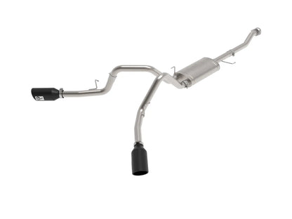 AFE POWER VULCAN SERIES 3" 304SS CAT BACK EXHAUST SYSTEM DUAL REAR SIDE EXIT FORD F150 21-26 2.7L 3.5L 5.0L