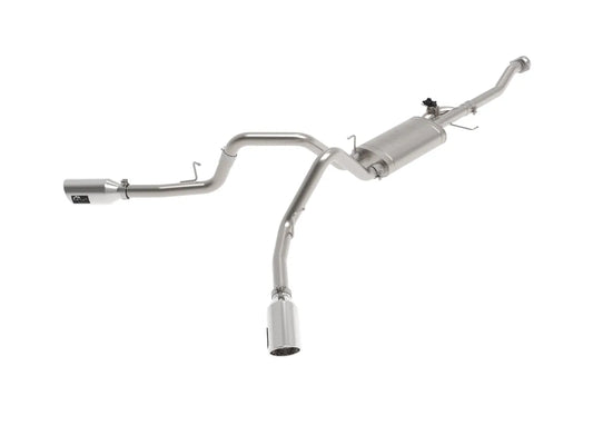 AFE POWER GEMINI XV 3" 304SS CAT BACK EXHAUST SYSTEM W/ CUT OUT FORD F150 21-26 2.7L 3.5L 5.0L