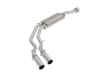 AFE POWER REBEL SERIES 3" TO 2 1/2" STAINLESS STEEL CAT BACK EXHAUST SYSTEM FORD F150 21-26 2.7L 3.5L 5.0L