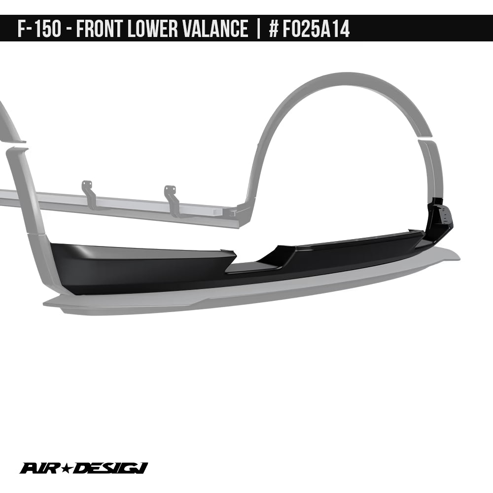 AIR DESIGN FRONT LOWER VALANCE FORD F150 18-20