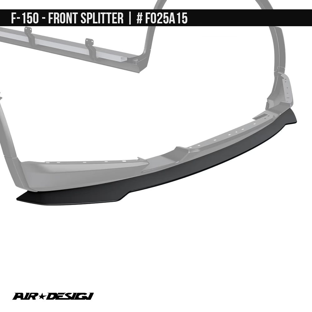 AIR DESIGN FRONT SPLITTER FORD F150 18-20