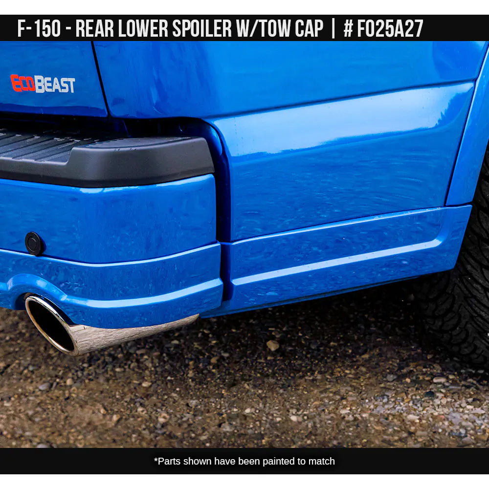 AIR DESIGN REAR LOWER SKIRT W/ TOW HITCH CAP FORD F150 18-20