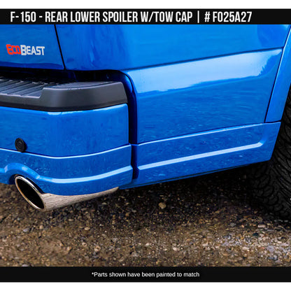 AIR DESIGN REAR LOWER SKIRT W/ TOW HITCH CAP FORD F150 18-20