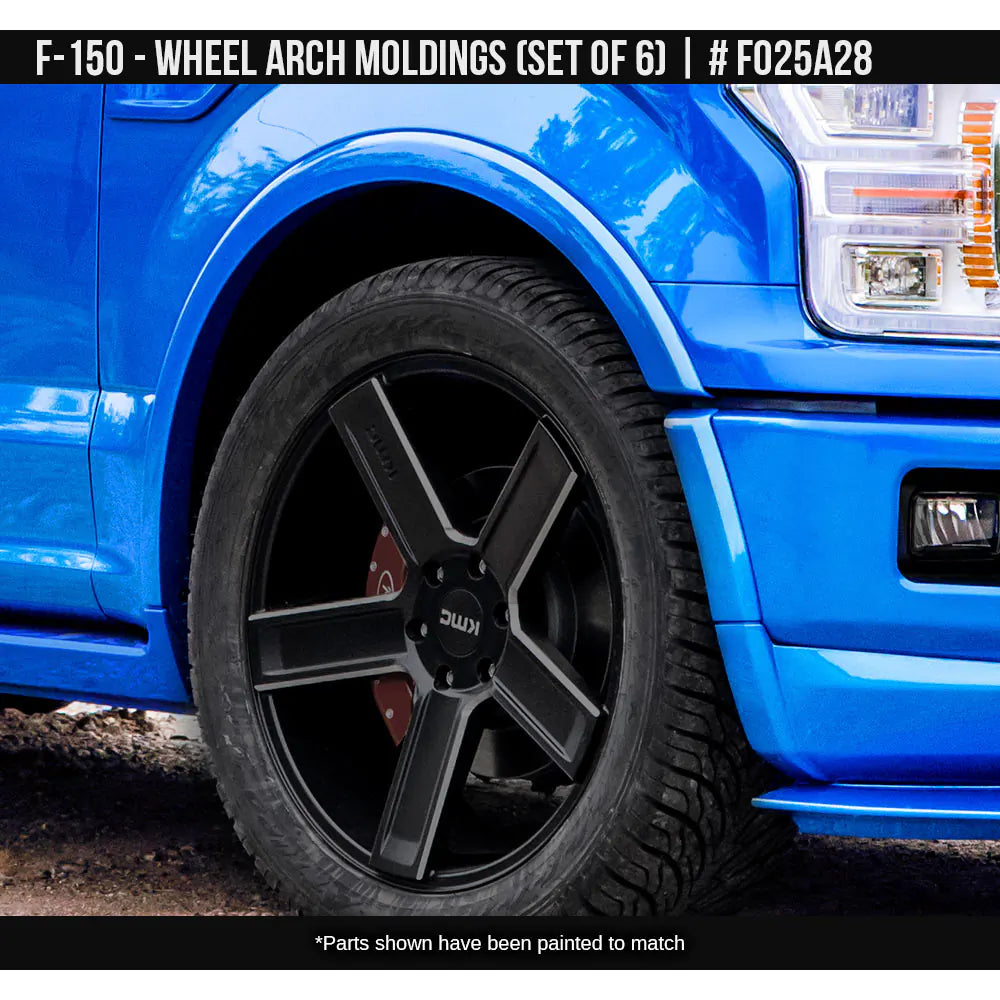 AIR DESIGN WHEEL ARCH MOLDING SET FORD F150 18-20