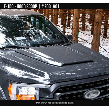 AIR DESIGN HOOD SCOOP FORD F150 21-26