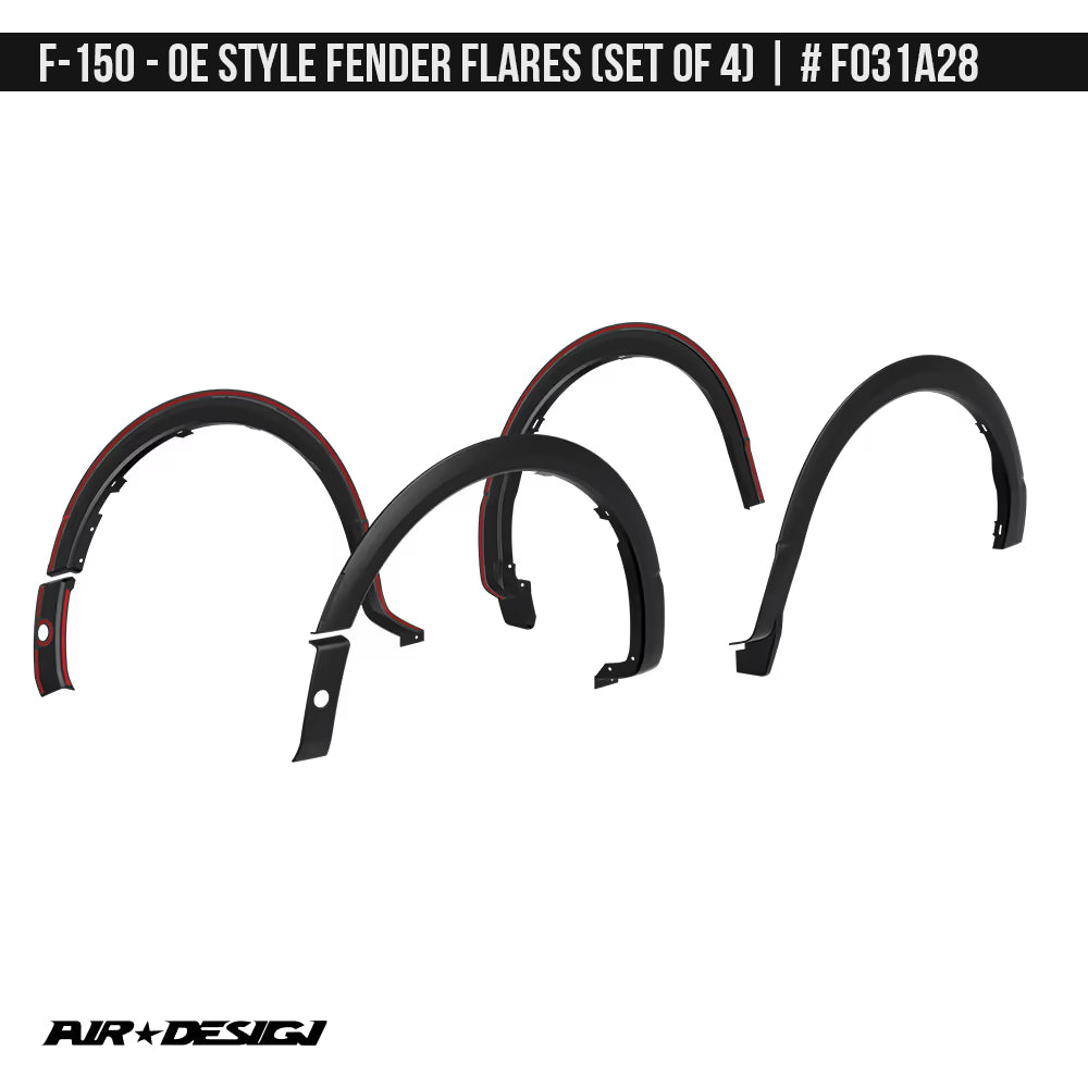 AIR DESIGN FENDER FLARE SET OE STYLE FORD F150 21-23