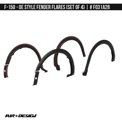 AIR DESIGN FENDER FLARE SET OE STYLE FORD F150 21-23