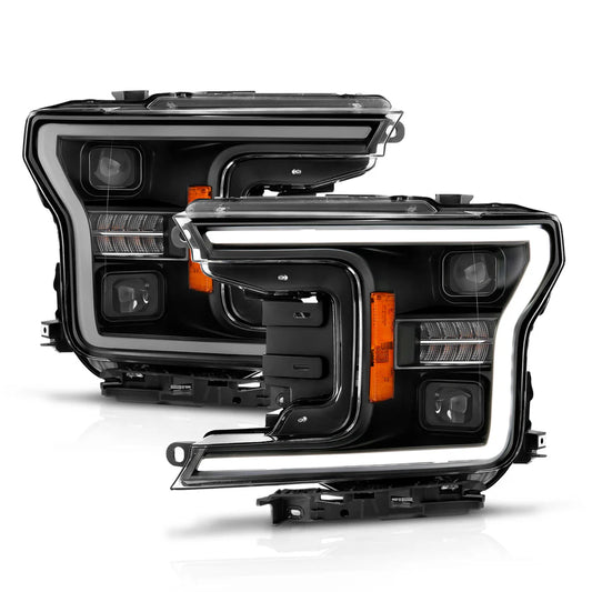 ANZO FORD F-150 18-20 FULL LED PROJECTOR PLANK STYLE HEADLIGHTS