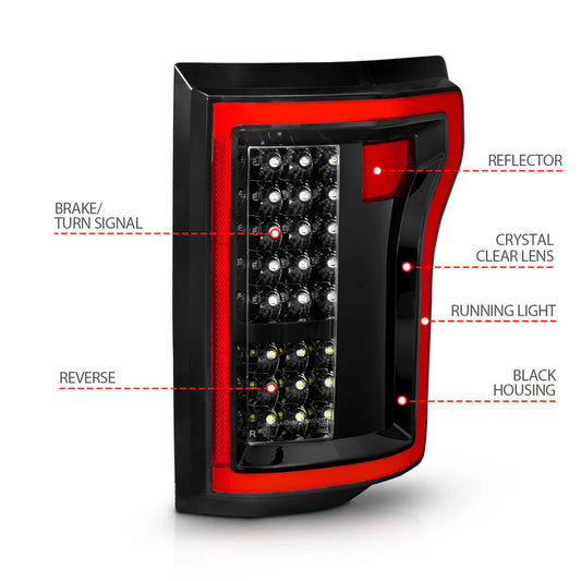 ANZO FORD F-150 15 -17 FULL LED TAIL LIGHTS