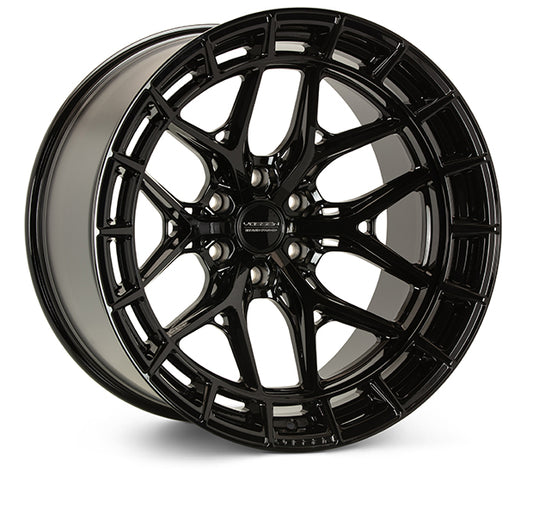 VOSSEN HFX-1 22X12 6X135 -44 OFFSET FORD F150 04-26 GLOSS BLACK