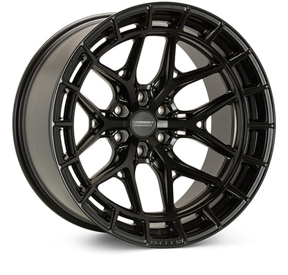 VOSSEN HFX-1 22X12 6X135 -44 OFFSET FORD F150 04-26 SATIN BLACK