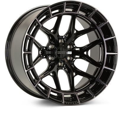 VOSSEN HFX-1 22X12 6X135 -44 OFFSET FORD F150 04-26 TINTED GLOSS BLACK