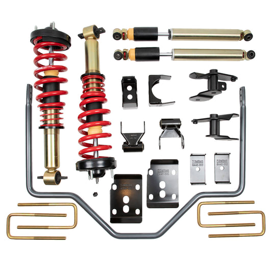 BELLTECH PERFORMANCE HANDLING KIT PLUS W/ DAMPING ADJUSTABLE COILOVERS/SHOCKS - 1001HKP