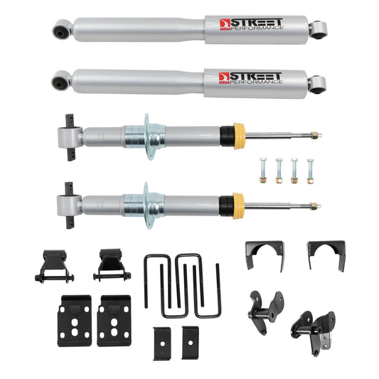 BELLTECH LOWERING KIT W/ STREET PERFORMANCE STRUTS/SHOCKS - 1054SP - 21+ 4WD