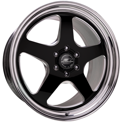 BILLET SPECIALTIES CHEYENNE LT 20X10 6X135 +35 OFFSET BLACK W/ POLISHED FACE