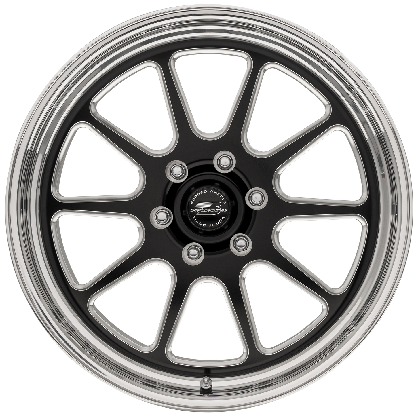 BILLET SPECIALTIES MALIBU LT 22X10 6X135 +35 OFFSET BLACK W/ POLISHED FACE
