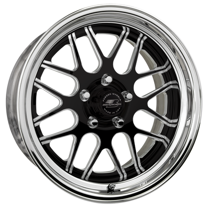 BILLET SPECIALTIES TURBO LT 20X10 6X135 +35 OFFSET BLACK W/ POLISHED FACE