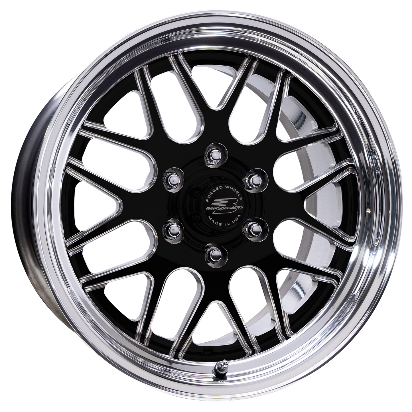 BILLET SPECIALTIES TURBO LT 20X10 6X135 +35 OFFSET BLACK W/ POLISHED FACE