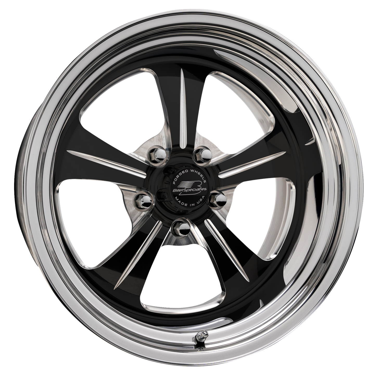 BILLET SPECIALTIES FINELINE LT 20X10 6X135 +35 OFFSET BLACK W/ POLISHED FACE