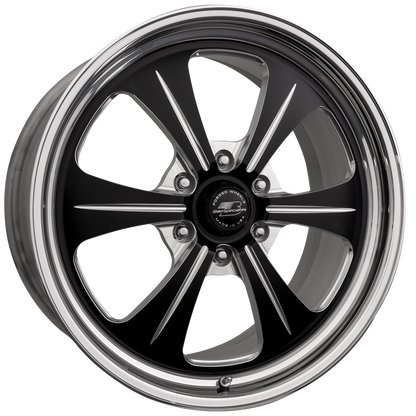 BILLET SPECIALTIES FINELINE LT 20X10 6X135 +35 OFFSET BLACK W/ POLISHED FACE