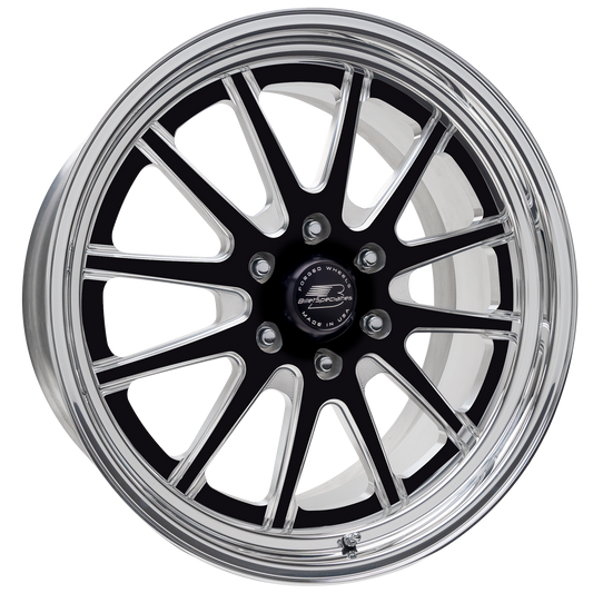 BILLET SPECIALTIES DYNAMIC LT 22X10 6X135 +35 OFFSET BLACK W/ POLISHED FACE