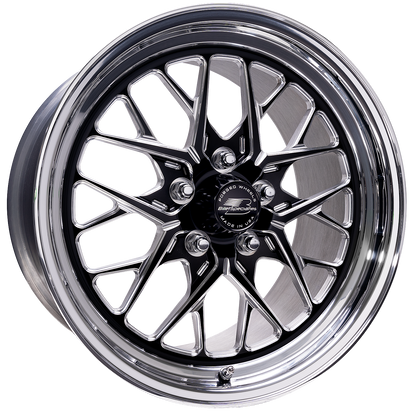BILLET SPECIALTIES REDLINE LT 22X10 6X135 +35 OFFSET BLACK W/ POLISHED FACE