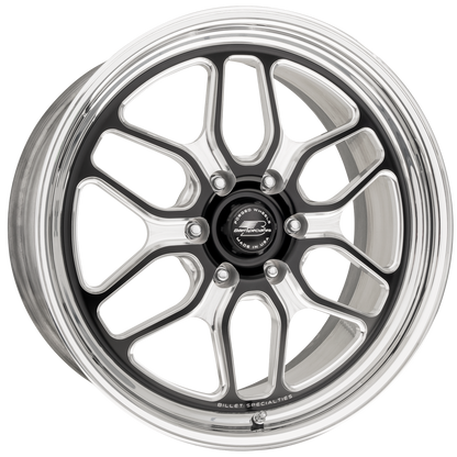 BILLET SPECIALTIES WIN LITE LT 20X10 6X135 +35 OFFSET BLACK W/ POLISHED FACE
