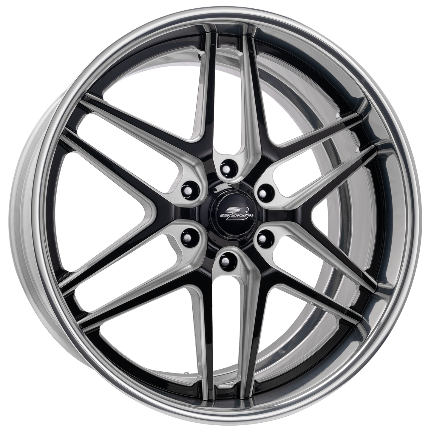 BILLET SPECIALTIES TEC 6 22X10 6X135 +35 OFFSET BLACK CONTRAST CUT