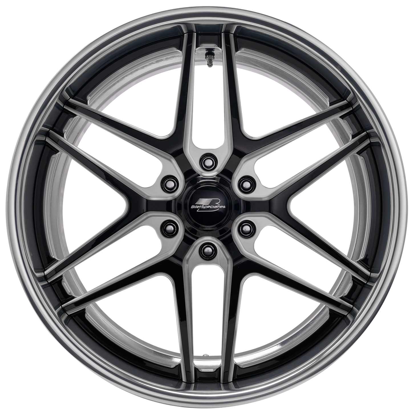 BILLET SPECIALTIES TEC 6 22X10 6X135 +35 OFFSET BLACK CONTRAST CUT