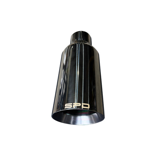 SPD PERFORMANCE 5" DUAL WALL HIGH TEMP EXHAUST TIP BLACK CHROME FORD F150 15-26